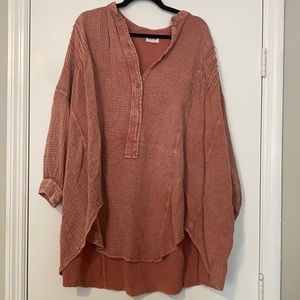 Rust oversized top